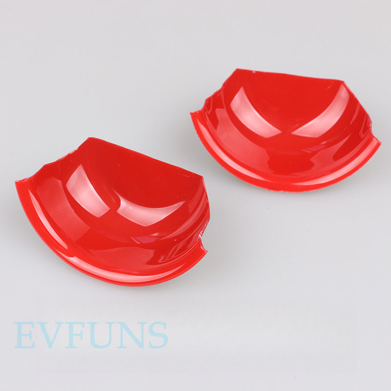 Mini Cooper F-Series Inner Door Handle Trim Cover – Set of 4 Red [2-piece set] / as Shown in the Picture Evfuns