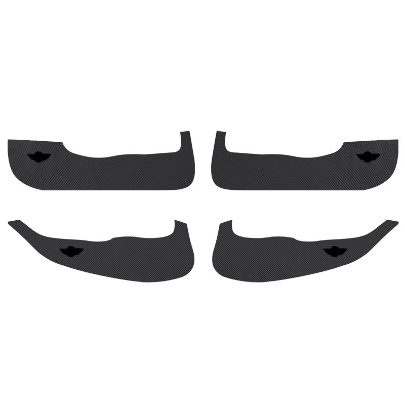 Mini Cooper Door Kick Protector Pads – R56 / F54 / F55 / Countryman F54 door anti-kick pads (4-piece set) Evfuns