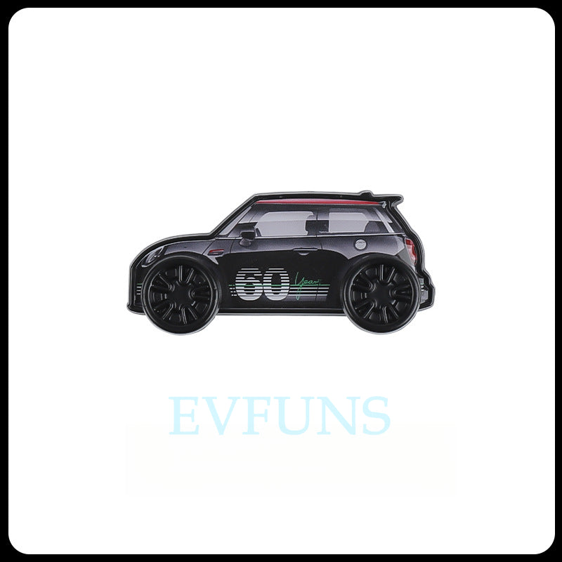 MINI Car Interior Hook with Miniature Model – Decorative & Functional MINI Car Hook [60th Anniversary] Evfuns
