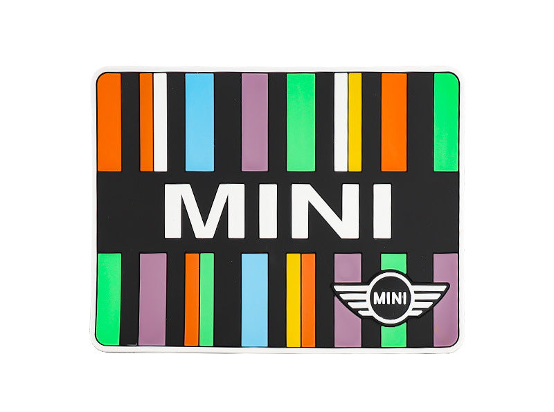 Car Dashboard Anti-Slip Mat – Heat Resistant & Sunproof Pad Rainbow MINI model Evfuns