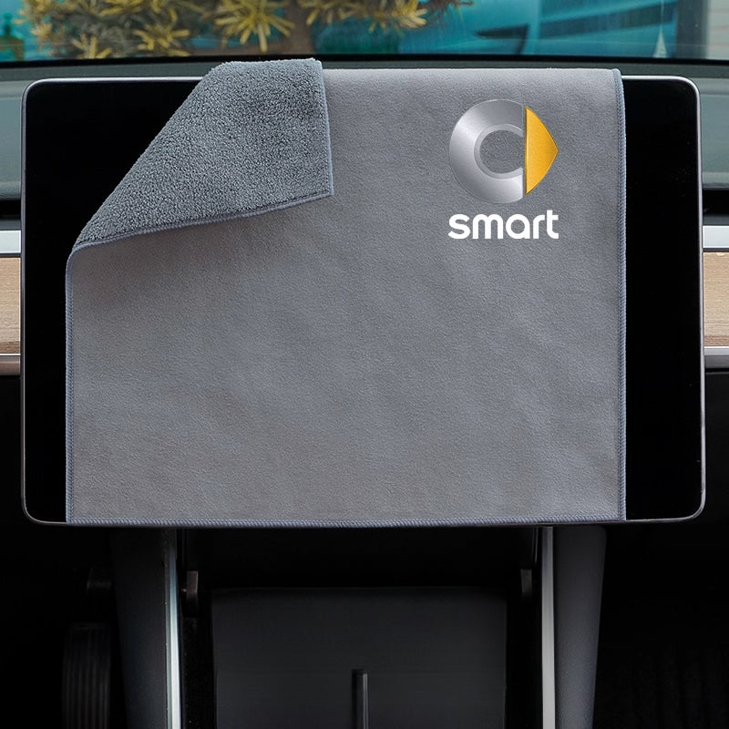 SMART Car Cleaning Towel – Microfiber Wash & Dry Cloth for Interior & Exterior Smart Car Cleaning Cloth [Small Size