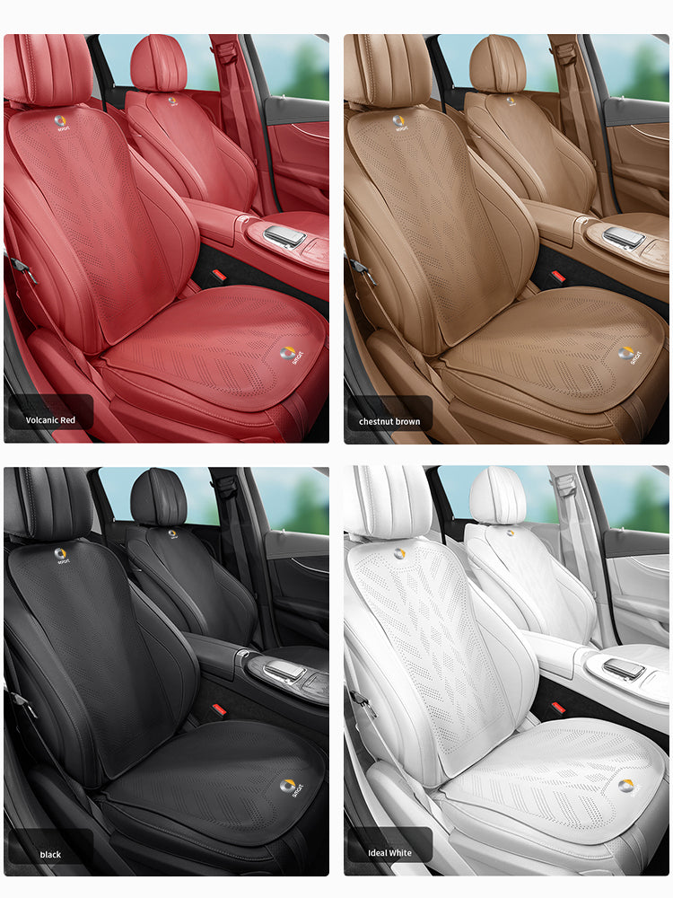 Smart # 1 # 3 # 5 Napa Leather Seat Cushion | All-Season Car Seat Cover Evfuns