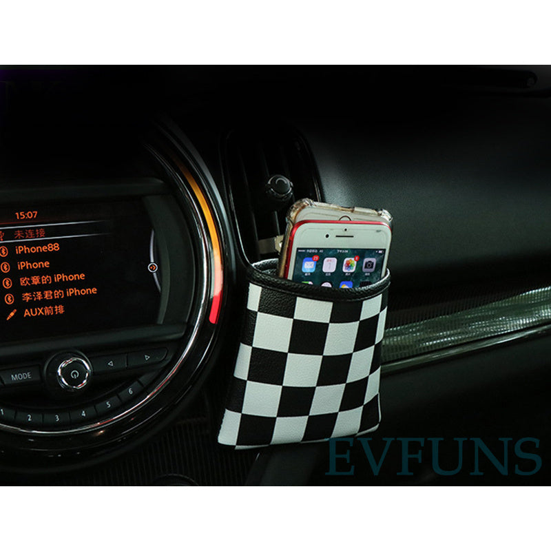 Union Jack Air Vent Storage Pouch – MINI Car Phone Holder Evfuns