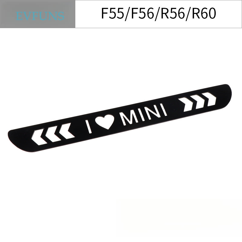 MINI Cooper High-Mount Brake Light Decal – F55 F56 F60 F54 R56 R60 Styling Sticker I LOVE MINI【F55/56/R55/60】 Evfuns