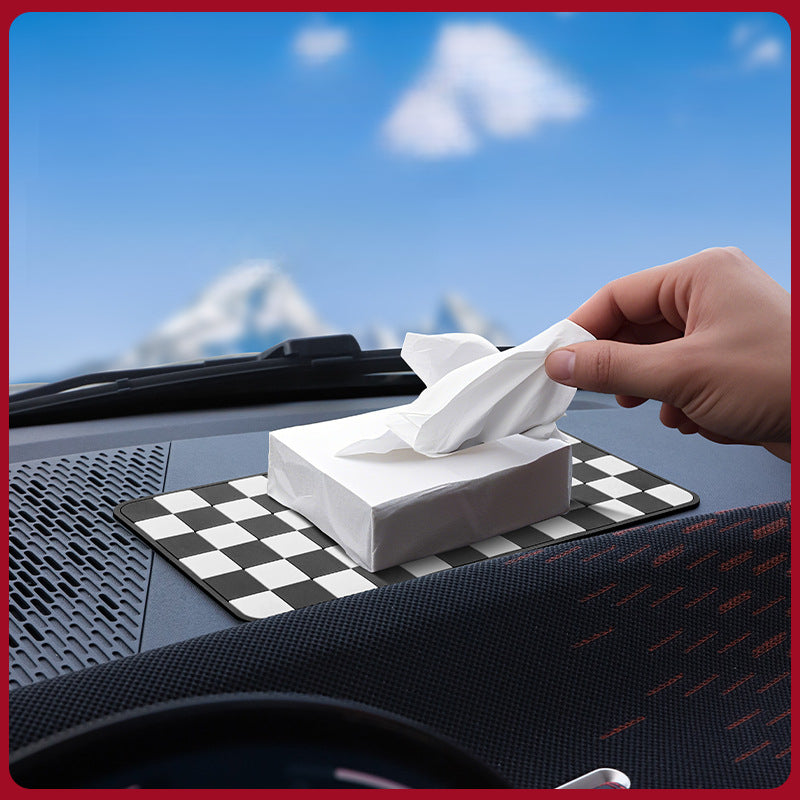 Mini Dashboard Non-Slip Pad | Center Console Anti-Slip Mat Evfuns