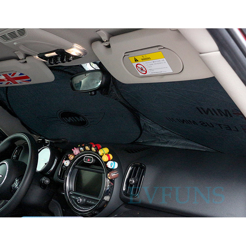 MINI Cooper Panoramic Sunroof Sunshade – Heat Insulation Roof Cover for ONE / COOPER Series Evfuns