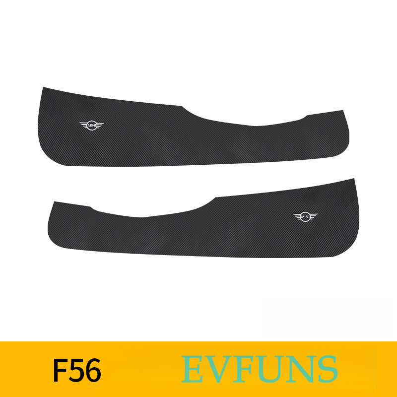 MINI Cooper Door Kick Protector Pads – R56/F55/F56/Countryman F56 door anti-kick pad (2-piece set) Evfuns