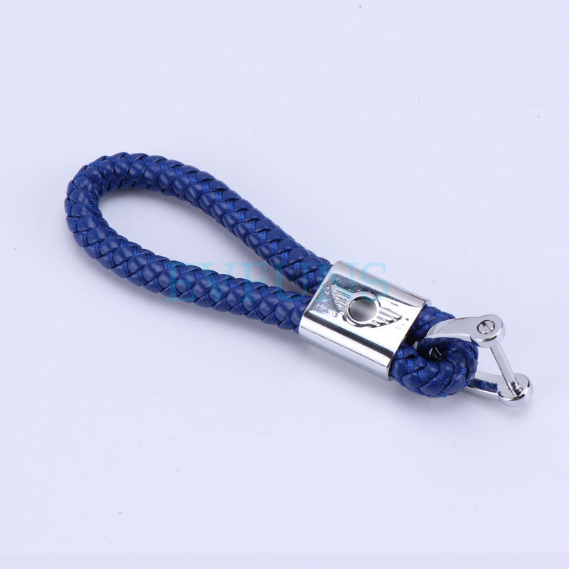 Mini Cooper Leather Keyring Strap – Personalized Car Keychain Loop Evfuns
