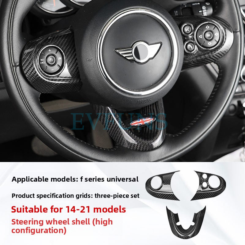 Carbon Fiber Air Vent Trim for MINI F55/F56 (2014–2021) F Series High-End Carbon Fiber Steering Wheel Cover