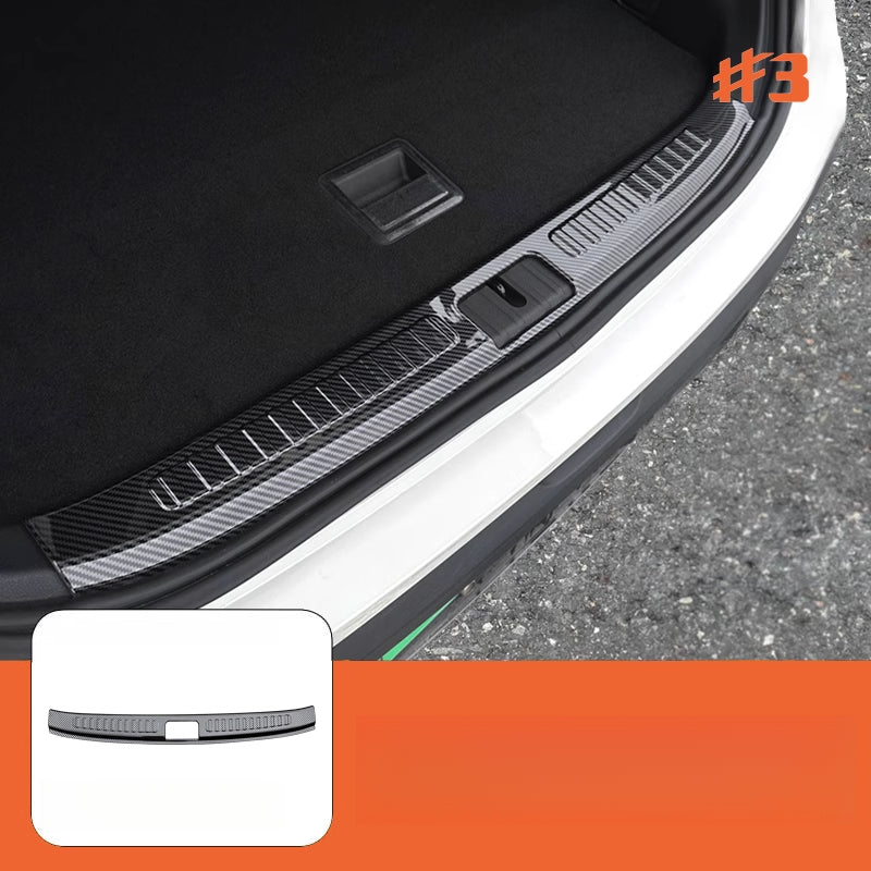Smart #3 Car Door Sill Protectors – Carbon Fiber Style Anti