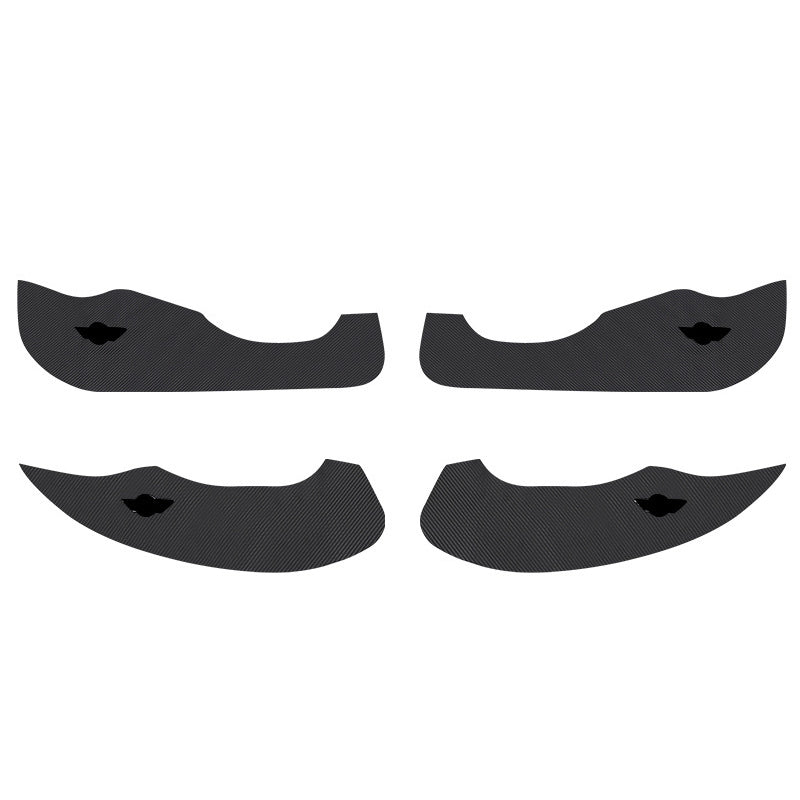Mini Cooper Door Kick Protector Pads – R56 / F54 / F55 / Countryman F55 door anti-kick pads (4-piece set) Evfuns