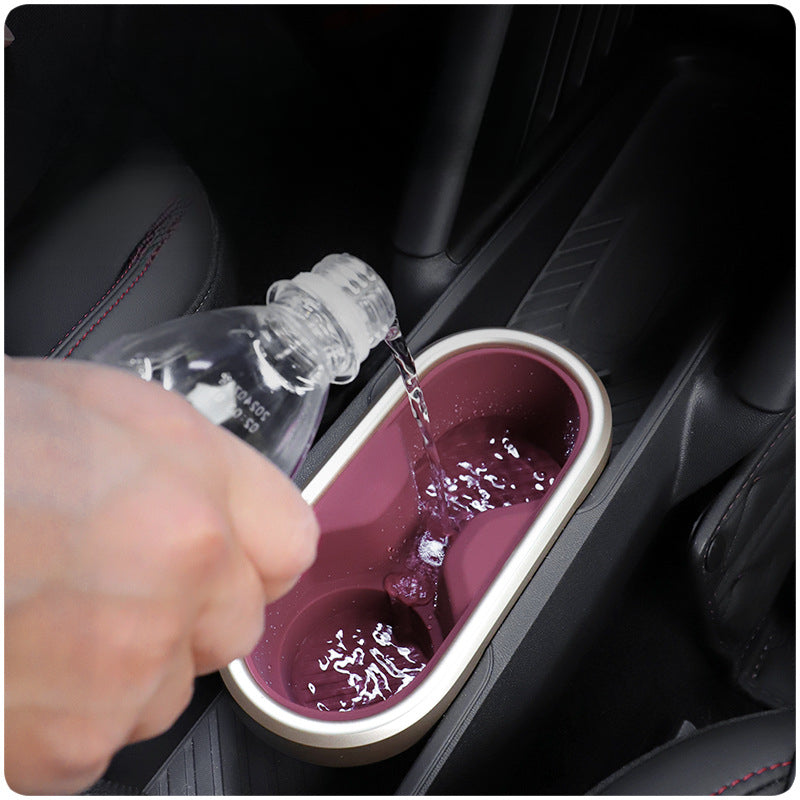MINI Electric J01 Center Console Cup Holder Mat – Custom Silicone Interior Insert Evfuns