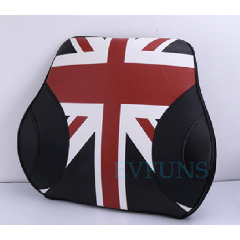 MINI Cooper Car Neck Pillow & Lumbar Cushion Set Evfuns