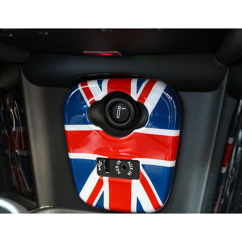 MINI Cooper F55/F56 USB Panel Trim – Cigarette Lighter Decor Sticker Evfuns