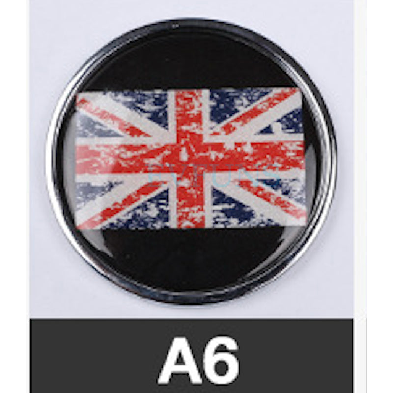 MINI Cooper Front Grille Emblem Badge – 3D Crystal Metal Decoration for All Models A6 Evfuns