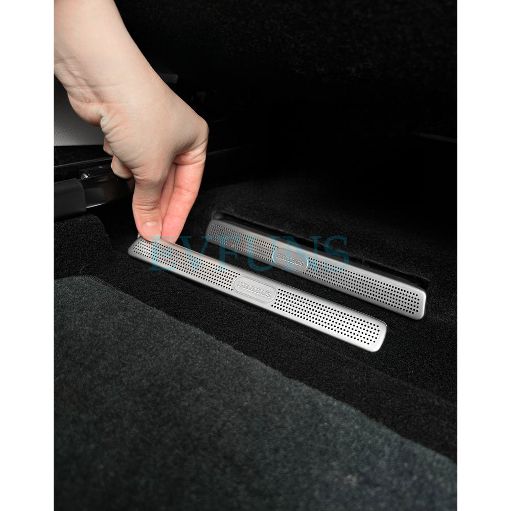 Smart # 1 & # 3 Dashboard Air Vent Cover Stainless Steel Trim Evfuns