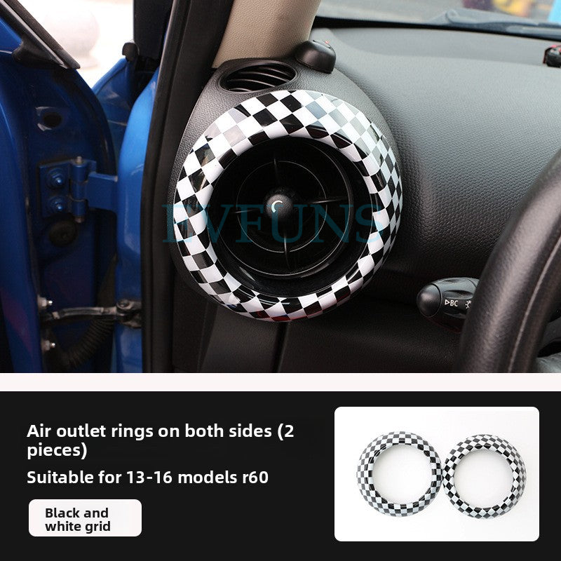 MINI Cooper Countryman R60 Dashboard Trim Cover – Interior Decoration Shell Decorative Rings for Air Vents on Both