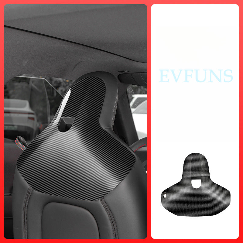 MINI J05 / F65 / U25 Rear Seat Back Cover Trim – Interior Styling Panel J01/F66 Carbon Fiber Pattern [with Adjustment