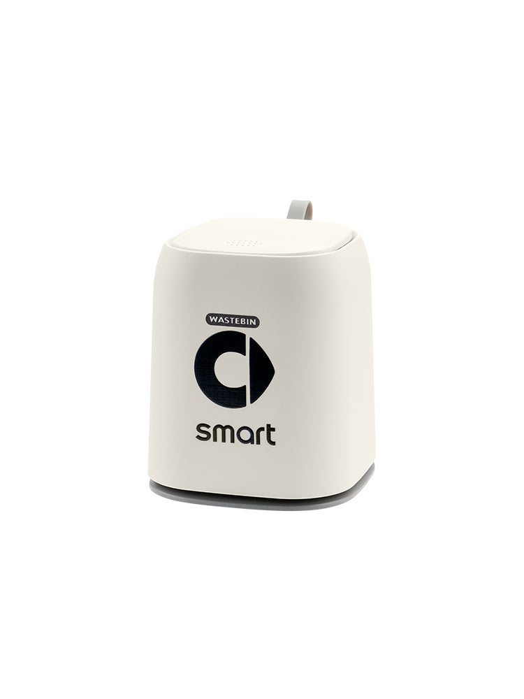 Smart # 1 Car Trash Bin | Interior Storage Box for Console & Seats Smart Car Trash Can [White] Evfuns