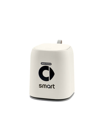 Smart # 1 Car Trash Bin | Interior Storage Box for Console & Seats Smart Car Trash Can [White] Evfuns