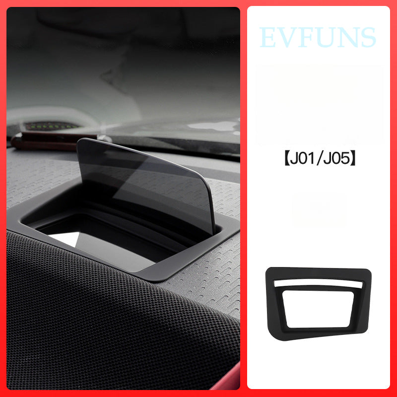 MINI J01 J05 HUD Display Cover – Interior Dashboard Decoration Shield Electric Scooter Left-Hand Drive Version J01/J05