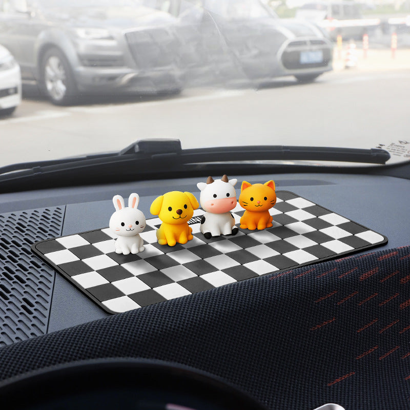 Mini Dashboard Non-Slip Pad | Center Console Anti-Slip Mat Evfuns