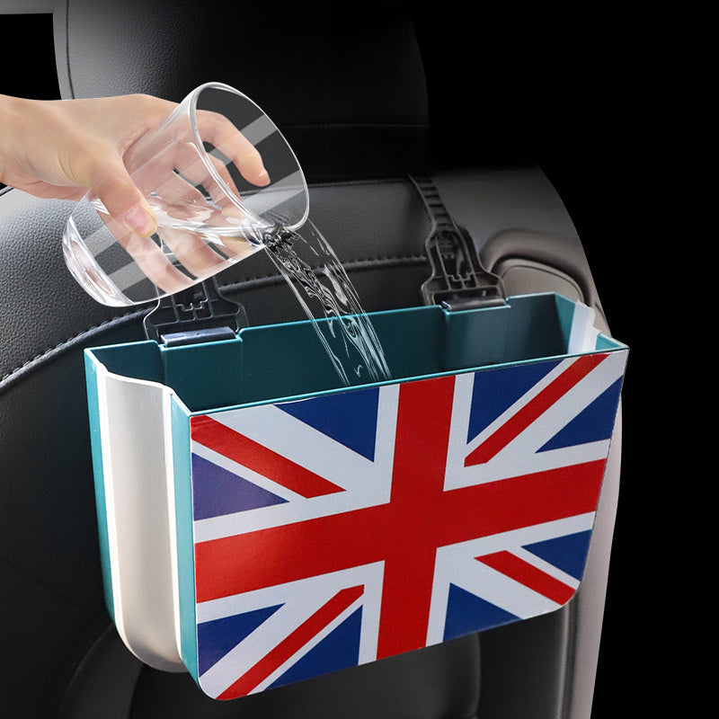 MINI Cooper Foldable Car Trash Bin – Hanging Organizer Evfuns