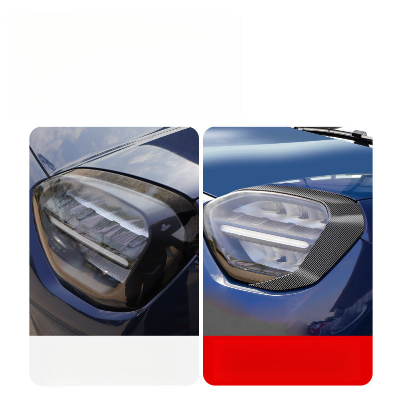MINI J05 Headlight Eyelid Trim – Blacked-Out Styling Kit for Electric MINI Evfuns