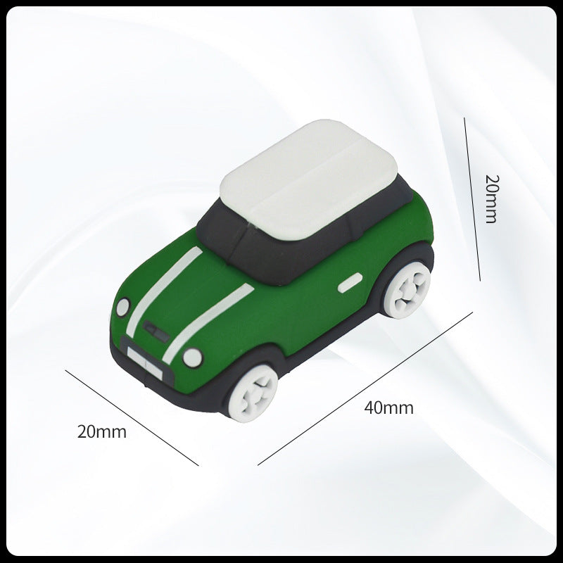 MINI Cooper Dashboard Silicone Ornament – Miniature Car Interior Decoration MINI Car Ornament [Dark Green] Evfuns