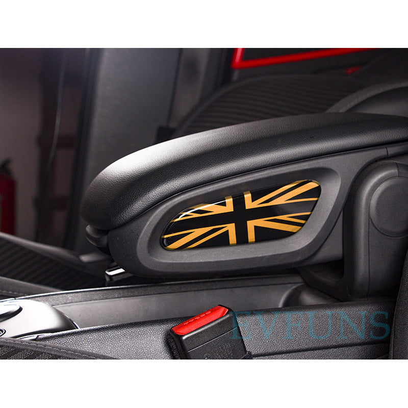 MINI COUNTRYMAN F60 Armrest Side Trim Cover – Interior Decoration Stickers (2PCS) Evfuns