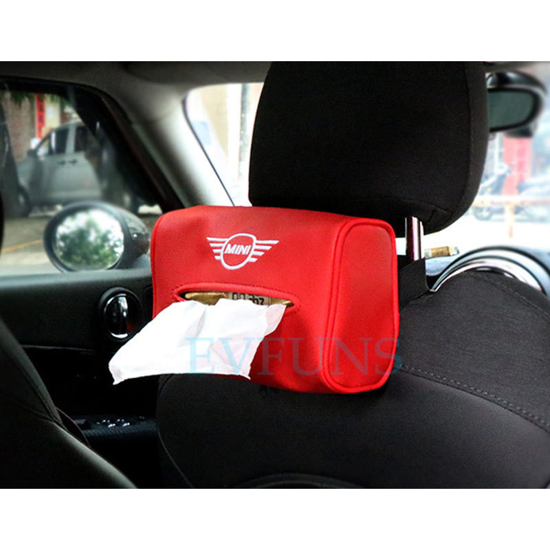 Hanging Tissue Box for MINI – Creative Car Seat Back Tissue Holder Evfuns
