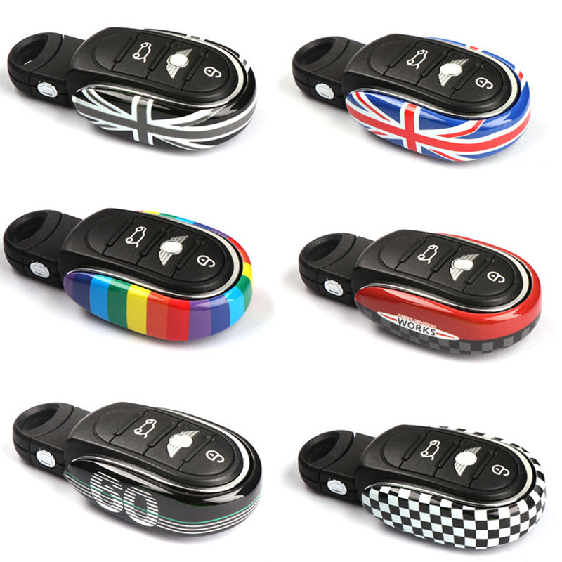 MINI Cooper Key Cover for F55 F56 F60 – Union Jack U-Shaped Key Shell Evfuns