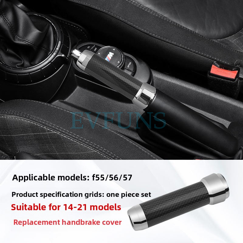 Carbon Fiber Air Vent Trim for MINI F55/F56 (2014–2021) F55/56/57 carbon fiber replacement handbrake cover Evfuns