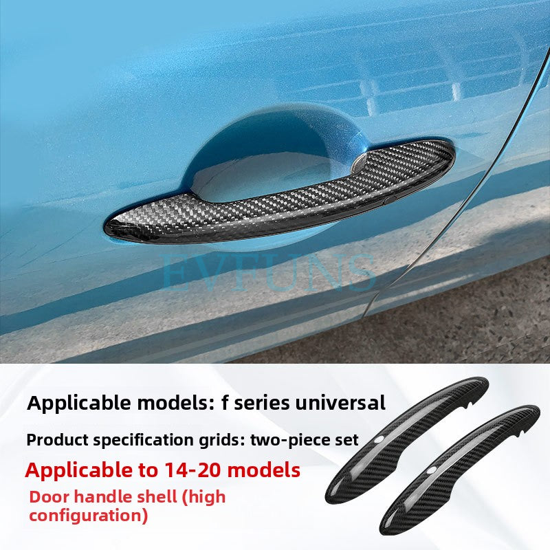 Carbon Fiber Air Vent Trim for MINI F55/F56 (2014–2021) F Series High-End Carbon Fiber Handle Covers [Pair] Evfuns