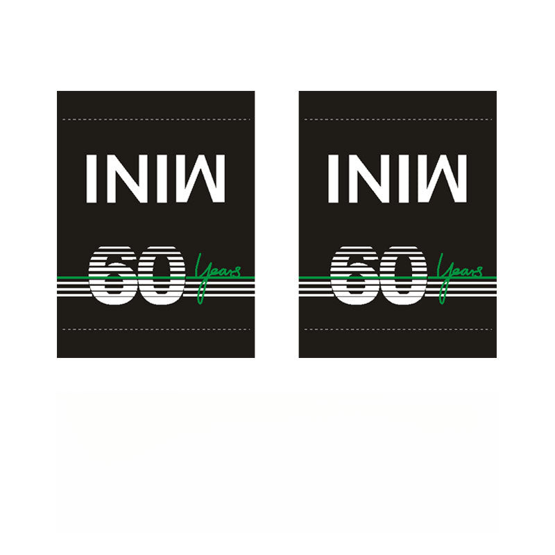 MINI Cooper Creative Label Decals MINI 60th Anniversary [Large Size] One Pair Evfuns