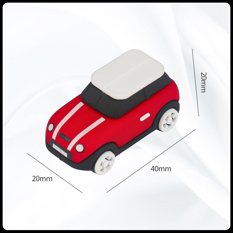 MINI Cooper Dashboard Silicone Ornament – Miniature Car Interior Decoration MINI Car Ornament [Red] Evfuns