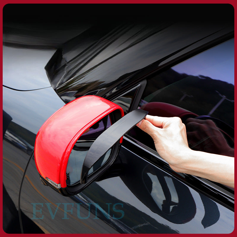 Electric MINI Mirror Visors – Rain & Sun Protection Shields Evfuns