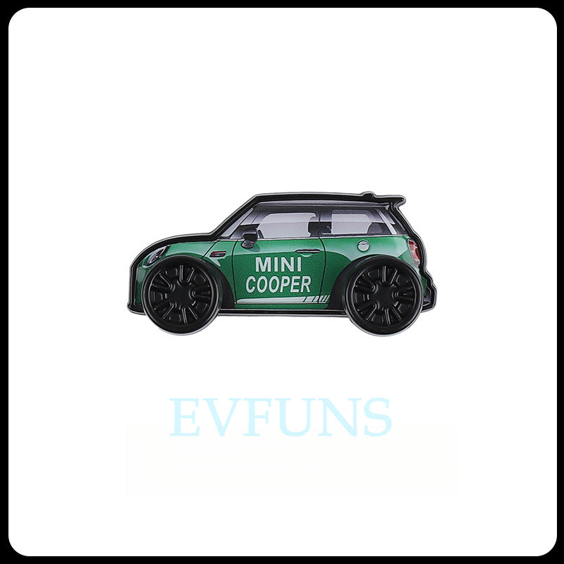 MINI Car Interior Hook with Miniature Model – Decorative & Functional MINI Car Hook [Green Mini] Evfuns