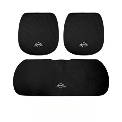 MINI F55/F60/F54/R60 Summer Seat Cushion Set Three-piece cushion set (black) Evfuns