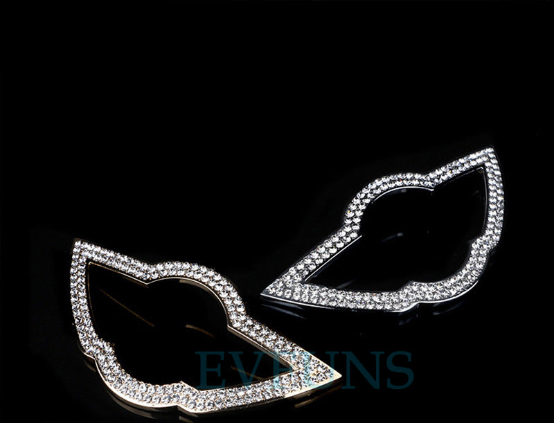 Crystal Steering Wheel Emblem Sticker for MINI Cooper Evfuns