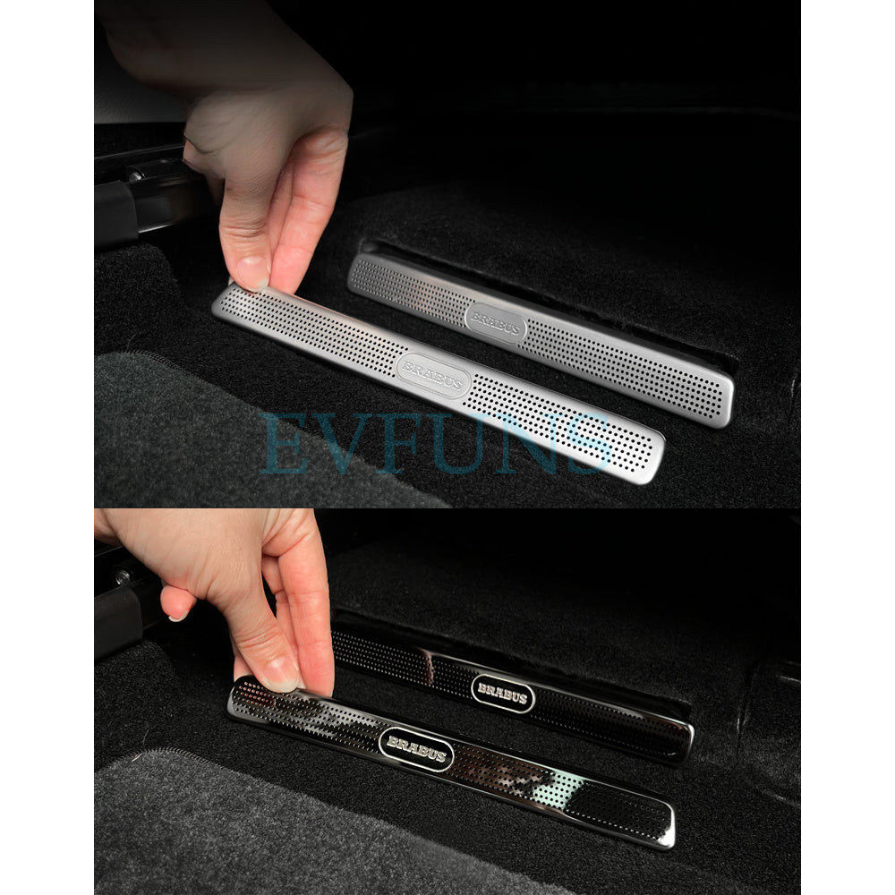 Smart # 1 & # 3 Dashboard Air Vent Cover Stainless Steel Trim Evfuns