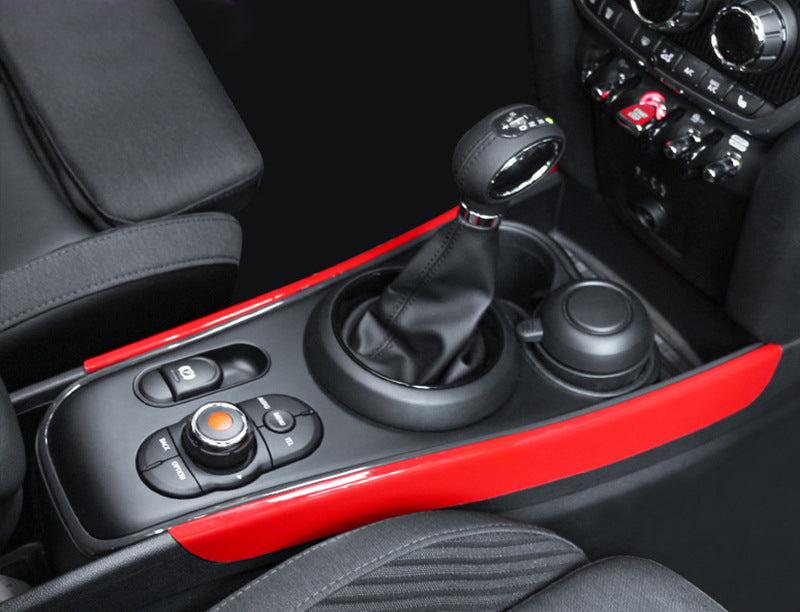 Mini Countryman F60 Center Console Gear Panel Decorative Trim Strip Evfuns