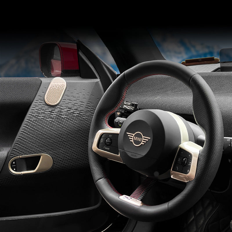 MINI Steering Wheel Button Decorative Cover Evfuns