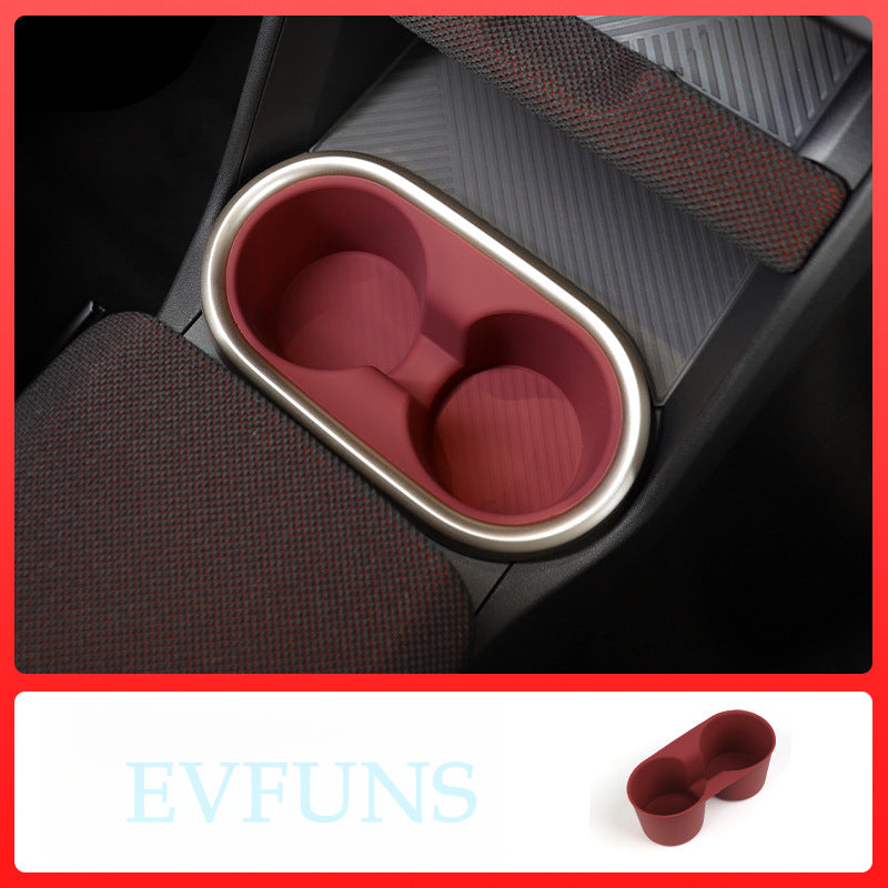 MINI U25 Cup Holder Silicone Liner – Interior Protection Pad for Fuel Models Red Evfuns