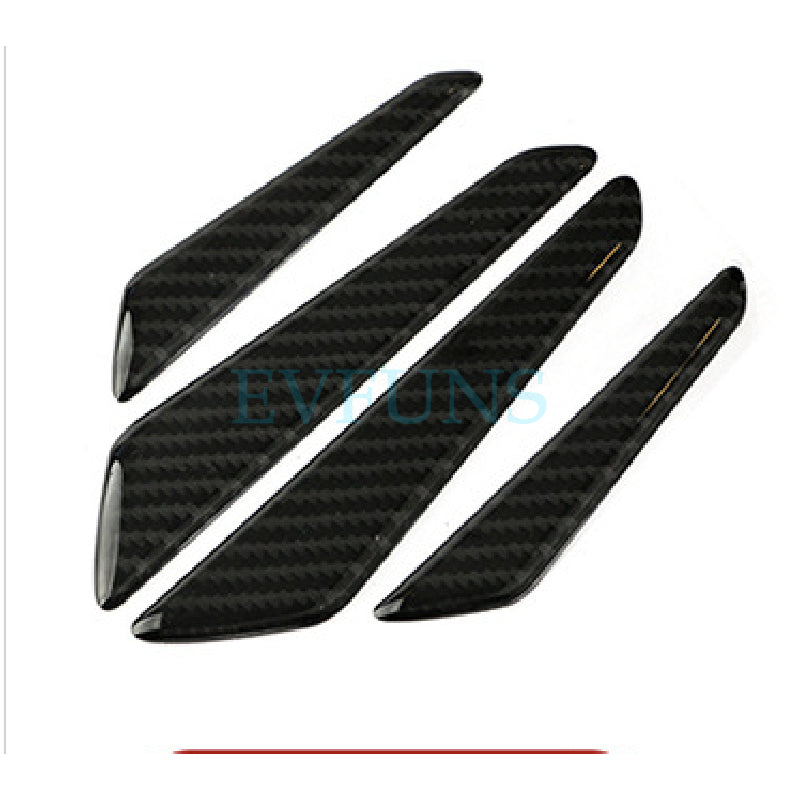 Universal MINI Cooper Door Edge Guards – Anti-Collision Scratch Protection Strips Type B Carbon Fiber Pattern Evfuns