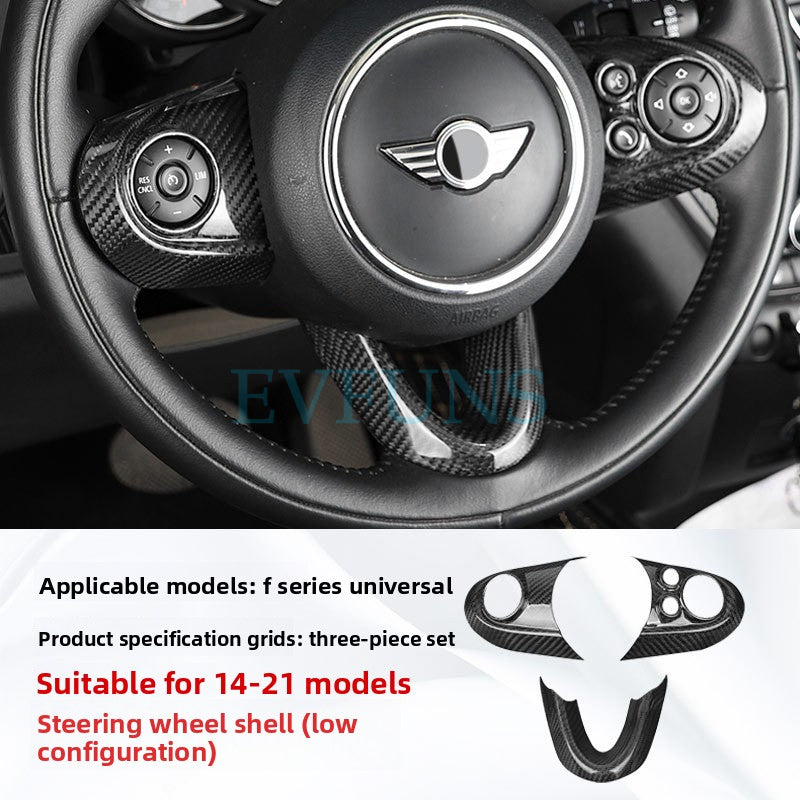 Carbon Fiber Air Vent Trim for MINI F55/F56 (2014–2021) F Series Low-Profile Carbon Fiber Steering Wheel Cover
