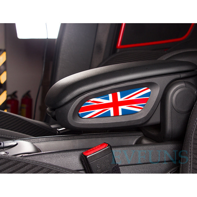 MINI COUNTRYMAN F60 Armrest Side Trim Cover – Interior Decoration Stickers (2PCS) Evfuns