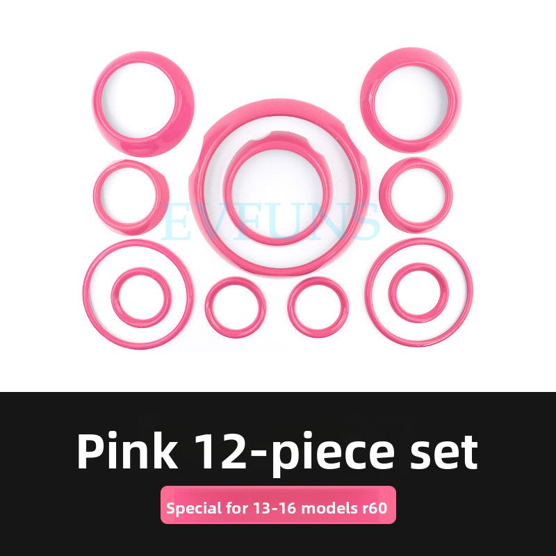 MINI Cooper Countryman R60 Dashboard Trim Cover – Interior Decoration Shell Full car pink 12-piece set Evfuns