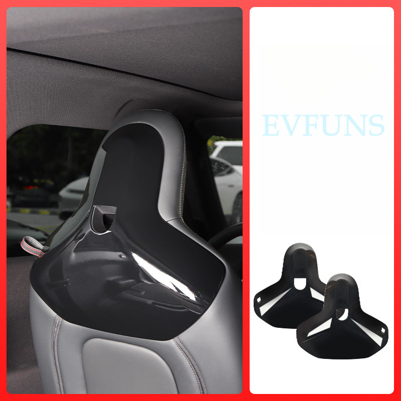 MINI J05 / F65 / U25 Rear Seat Back Cover Trim – Interior Styling Panel J01/F66 Piano Black [with Adjustment Hole] Main