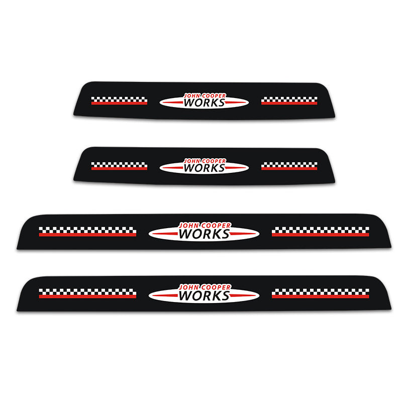 MINI Cooper Door Sill Scuff Plate Stickers | F54 F55 F56 F60 Threshold Trim Evfuns